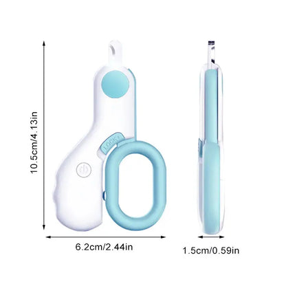 Cat Nail Clipper with LED Light