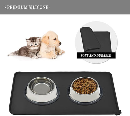 Reopet Silicone Dog Cat Bowl Mat Non-Stick Food Pad